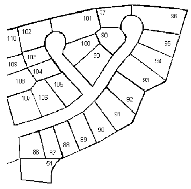 map of house lots